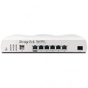 Router cablato DrayTek Vigor 2865 Gigabit Ethernet Grigio e Bianco
