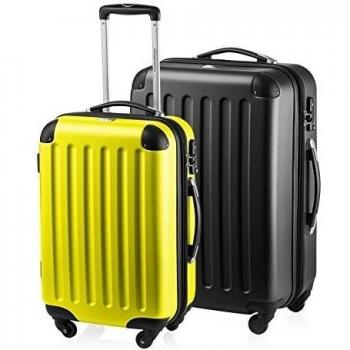 Oferta Principal – Maleta de Mano 55 cm y Trolley 65 cm en Amarillo y Negro