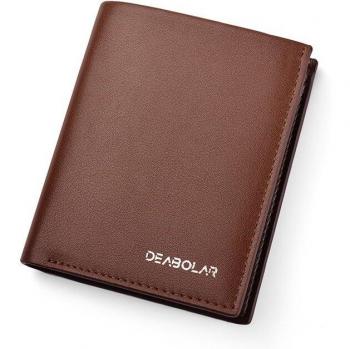 Billetera de cuero para hombre