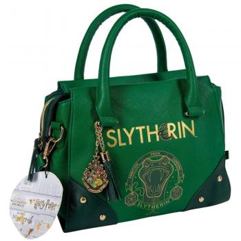 Bolso Crossbody Slytherin Verde y Dorado