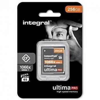 Scheda di Memoria Integral ULTIMAPRO CompactFlash 256 GB – Nero
