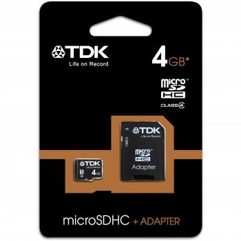 Micro SDHC 4GB + Adapter