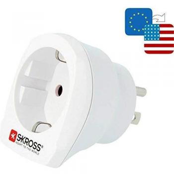 Adattatore da viaggio Skross 1.500203-E CA EU a USA
