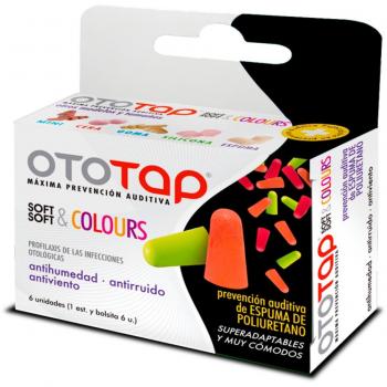 TAPONES OIDOS OTOTAP SOFT & COLOURS PU POLIURETANO 6 U