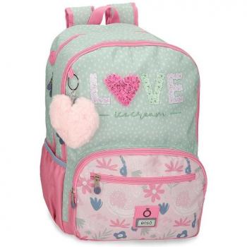 Mochila Enso Love Ice Cream Doble Compartimento