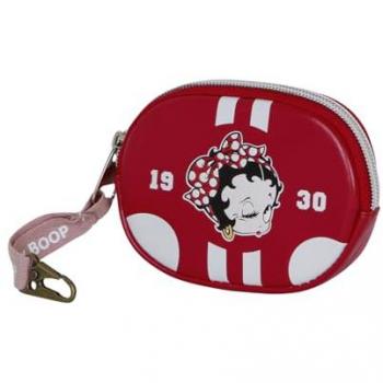 Monedero Betty Boop Varsity en color burdeos