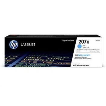 HP Toner 207X W2211X, Cartuccia Toner Originale, ad Alta Capacità, da 2450 Pagine, Compatibile con Stampanti HP LaserJet Serie Pro M255, M282 e M282