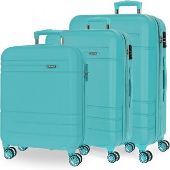 Movom. Juego de Maletas Movom Galaxy Rígidas 55-68-78cm turquesa