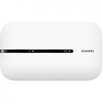 HUAWEI E5576-320 Mobile Wi-Fi 3s 4G LTE CAT4, 150 MBps, Batteria Ricaricabile da 1500 mAh, Wi-Fi Portatile per Viaggio e Lavoro, Colore Bianco