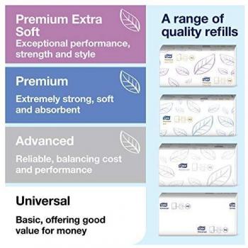 Dispensador de toallitas marca Tork H2