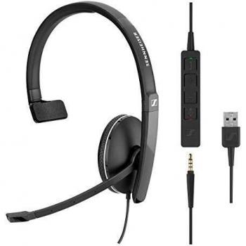 SENNHEISER SC 135 USB-C Cuffie Monofoniche Cablate con Microfono Integrato