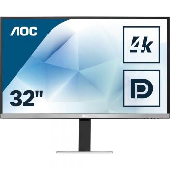 AOC U3277Fwq 31.5 4K Ultra HD Monitor with DisplayPort, HDMI and DVI-D Interfaces