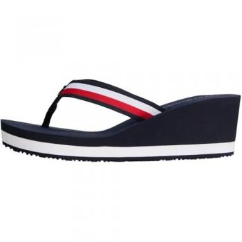 Sandalias de cuña Tommy Hilfiger Mujer Azul