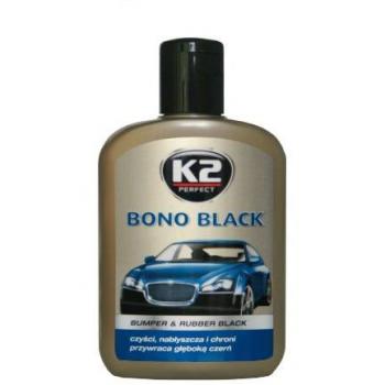 Coche bono negro bumper y cuidado de goma, marco y plástico, restaurador 200 ml