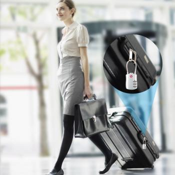 Diyife Candados de Equipaje TSA, Juego de 2, 3 Dígitos de Seguridad, Combinación para Maletas y Viajes, Color Plata