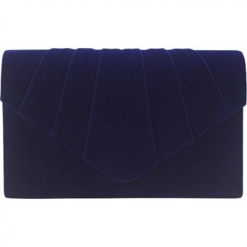 Cartera de terciopelo sólido para mujer, estilo moderno, bolso de mano con volantes 2022