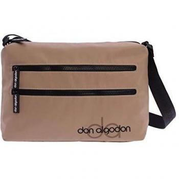 DON ALGODON Zita, Bolso Mujer, Beis, 30 x 9.5 x 19 cm