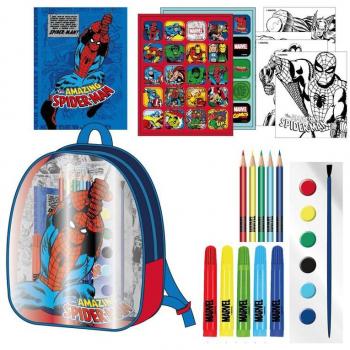 Mochila Avengers Colorable con Set de Actividades