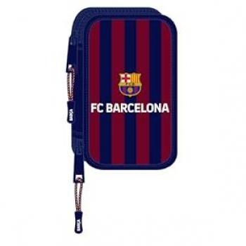 SAFTA | PLUMIER DOBLE PEQUEÑO 28 PIEZAS F.C.BARCELONA