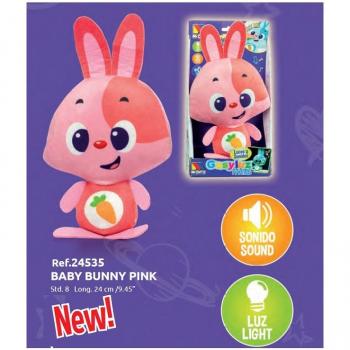 Gusy Luz Conejito Rosa con Sonido y Luz Molto