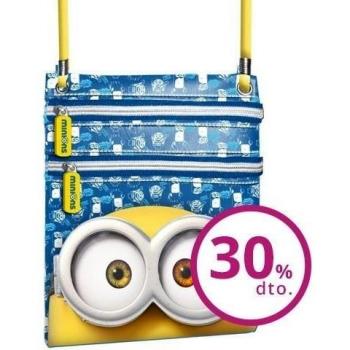 Bolso Bandolera Minions Googles Doble Cremallera