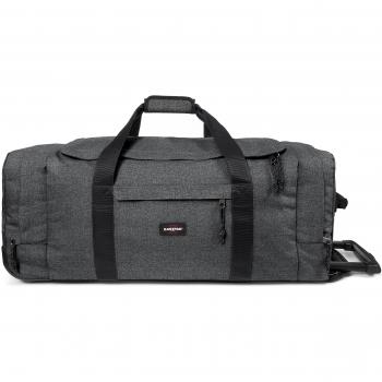 Eastpak Leatherface L Maleta con ruedas, 98 litros, Negro (Denim)