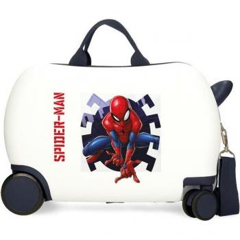 Maleta Infantil Spiderman Attack 2 Ruedas Multidireccionales 24L