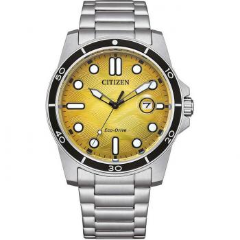 Reloj Citizen Marine Eco-Drive Hombre 100m Amarillo
