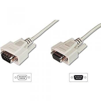 Cavo seriale Digitus AK-610203-030-E beige di 3 metri con connettore D-Sub