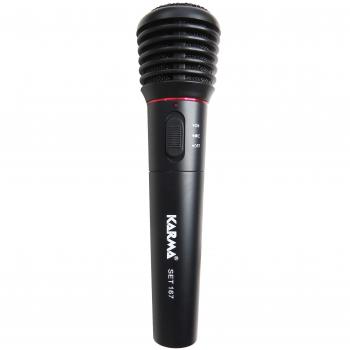 Karma XD 167 Microfono dinamico per mixer amplificatori jack 6,3 mm cavo 3 mt