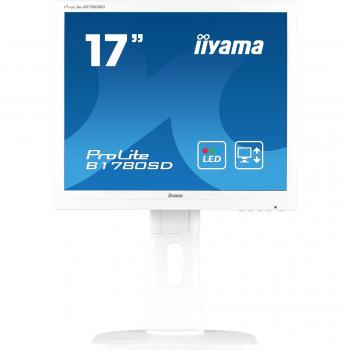 Iiyama ProLite B1780SD-W1 17 Monitor SXGA LED VGA DVI Regolabile in Altezza Pivot Bianco