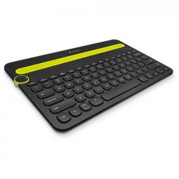 Logitech K480 Tastiera Wireless Multi‑Dispositivo Windows QWERTY Scandinavo Nera