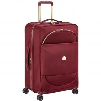 Delsey Montrouge Maleta de Viaje, 69 cm, 75 litros, Color Rojo (Rouge)