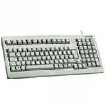 CHERRY 19 tastiera compatta G80-1800 FR USB + PS/2 QWERTY Grigia