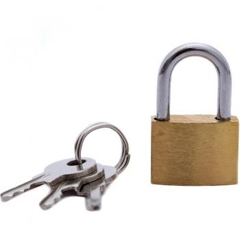 Candado de Seguridad Cobre Dorado