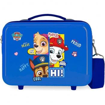 Neceser ABS Be Happy Adaptable Azul 29x21x15cm