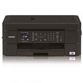 Brother MFC-J491DW Wireless A4 Colour Inkjet Multifunction Printer with Mobile Device Connectivity and Auto Document Feeder, 6000 x 1200 dpi, 4.5 cm LCD Display, Black