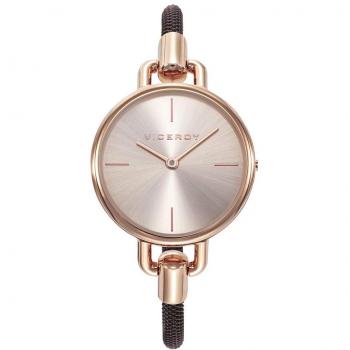 Viceroy Reloj Mujer correa de acero, rosa/marrón