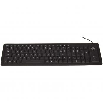 Tastiera Flessibile USB AZERTY Antipolvere e Resistente all'Acqua Mobility Lab ML300559