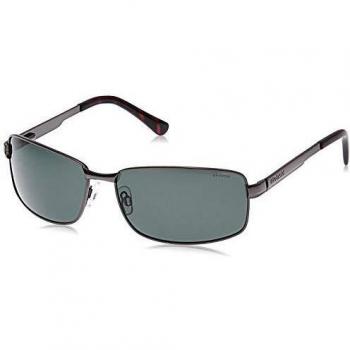 Polaroid P4416 RC A3X Gafas de Sol, Gris (Dark Gun/Green Pz), 63 para Hombre