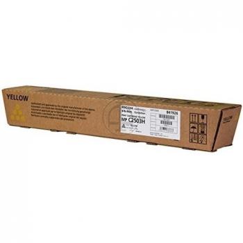 Ricoh 841926 ORIGINAL MP C2503hy Toner Yellow Laser 9500 pages High Capacity 4961311886683
