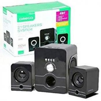 Omega OG-21U Altoparlante PC 2.1 con lettore micro SD e radio FM
