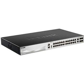 D-Link DGS-3130-30TS Managed Layer 3 Gigabit Ethernet (10/100/1000) Black, Gray