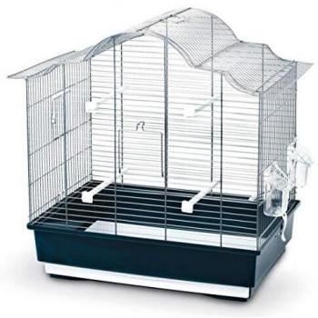 Jaula de pájaros Sophia, azul oscuro, 57 x 36 x 56 cm