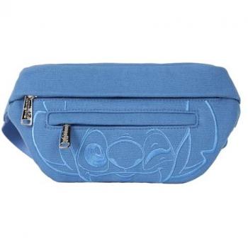 Riñonera Stitch y Monedero Azul Disney