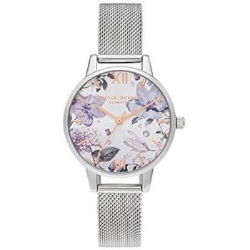 Olivia Burton Reloj Analógico para Mujer de Cuarzo con Correa en plástico OB16BF26
