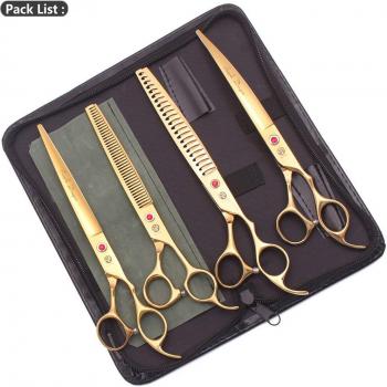 Tijera Dragón Púrpura JP 440C para Peluquería Canina