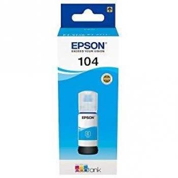 Epson 104 EcoTank Cyan ink bottle