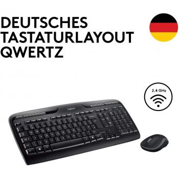 Logitech Wireless Touch Keyboard K400 Plus con Touchpad Integrato, Layout Tedesco QWERTZ
