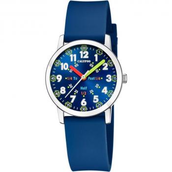 Reloj Calypso K5825/6 Azul Correa De Caucho, Infantil